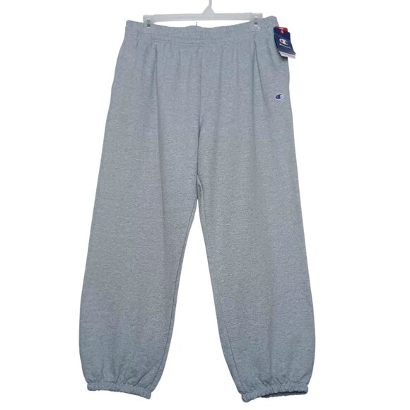 Champion Men's Fleece Joggers Gray Loose Fit Size 2XL NEW NWT - Picture 1 of 9